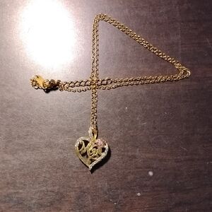 Elegant Gold Heart Necklace